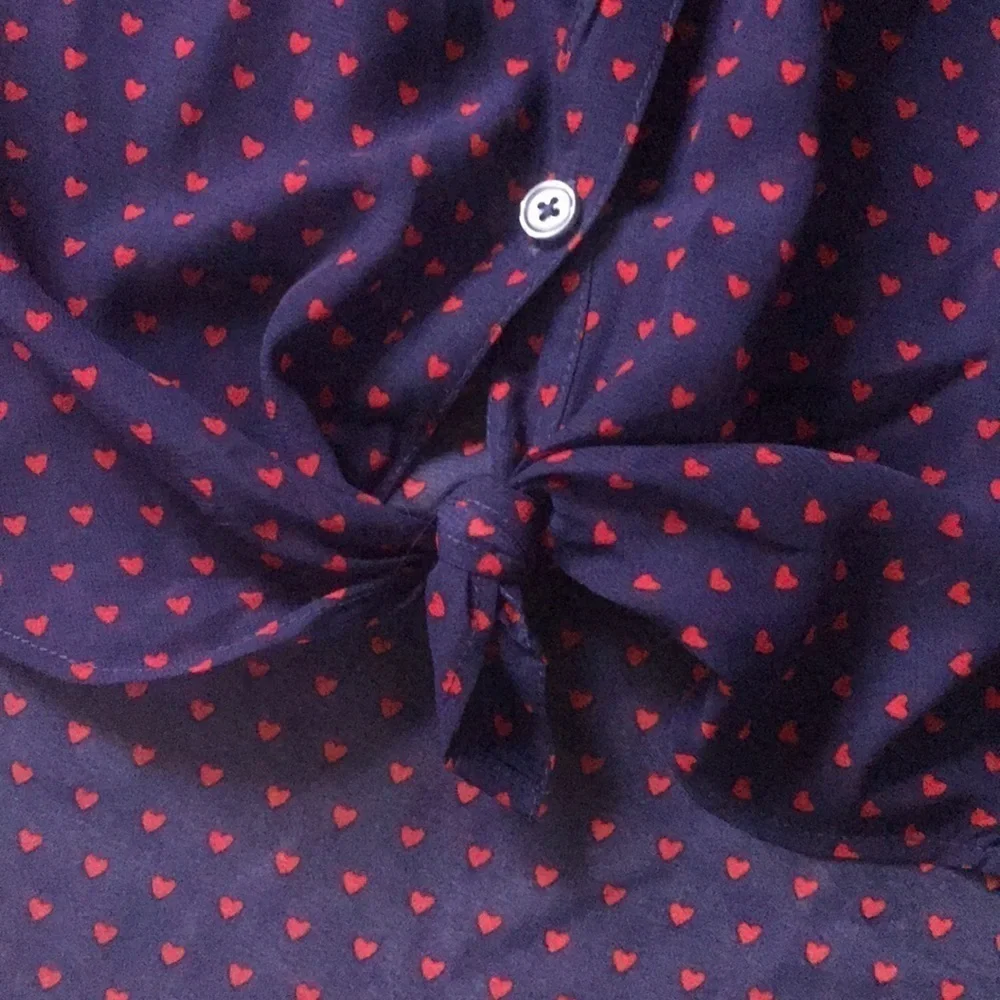KidPik purple button front shirt‎ with hearts EUC girls size 12